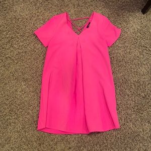 Bring pink dress, size S, worn once